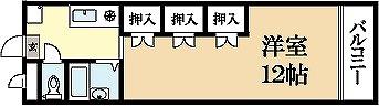 AMUSIA91(1K/3階)の間取り写真