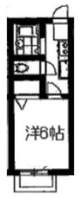 ヒルグレイス久が原(1K/2階)の間取り写真