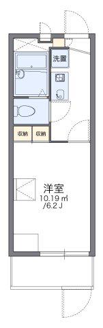 レオパレス大善(1K/1階)の間取り写真