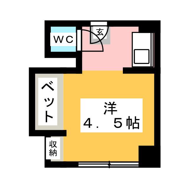 MAISON DAITO(ワンルーム/2階)の間取り写真