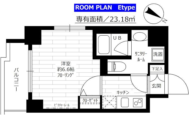 グランドコンシェルジュ板橋本町(1K/9階)の間取り写真