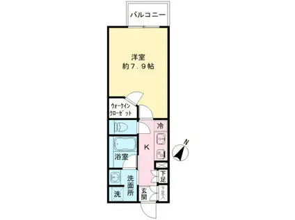 MODIER BUNKYO KOISHIKAWA(1K/4階)の間取り写真