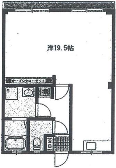 三宅アパート(ワンルーム/2階)の間取り写真