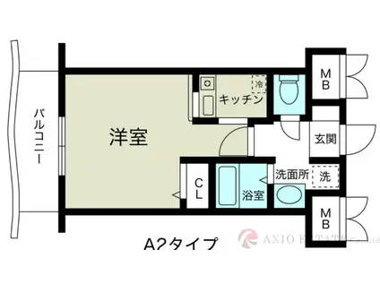 ノルデンハイム新大阪II(1K/10階)の間取り写真