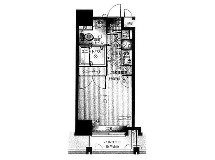 ダイナコートエスタディオ大濠公園II(1K/9階)の間取り写真