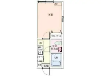 NOAHS HIYOSHI CREST(1K/2階)の間取り写真