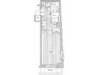 ガラ・ステージ高円寺(1K/1階)の間取り写真