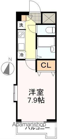 サンヴァーリオ小松島(1K/5階)の間取り写真