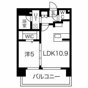 エルフォルテ東京イースト(1LDK/3階)の間取り写真