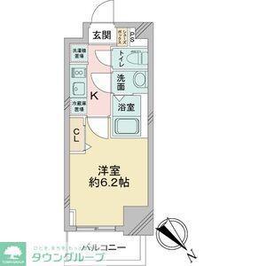 アステリ鶴舞テーセラ(1K/13階)の間取り写真