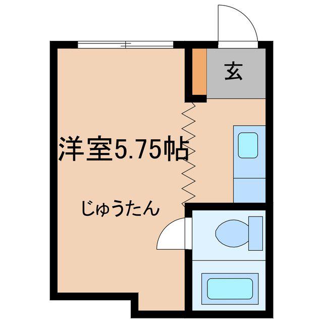 日精権堂ビル(ワンルーム/2階)の間取り写真