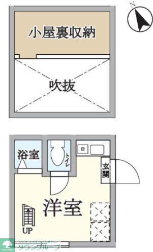 TM渡田向町(ワンルーム/2階)の間取り写真