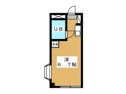 サンレイコート帝京大塚(ワンルーム/4階)の間取り写真