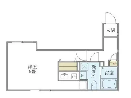 ブランシェ要町(ワンルーム/1階)の間取り写真