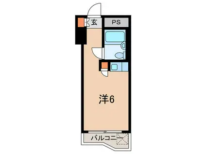 タイセイハイツ(ワンルーム/3階)の間取り写真