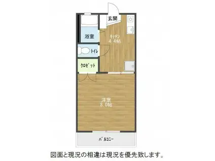 メゾンRAMO(1K/1階)の間取り写真