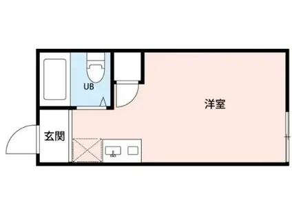 プレミアムバリュー生田(ワンルーム/3階)の間取り写真