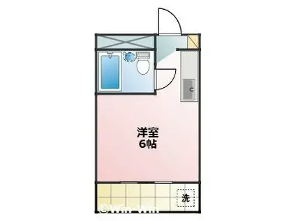 サンライフ堂坂A(ワンルーム/3階)の間取り写真