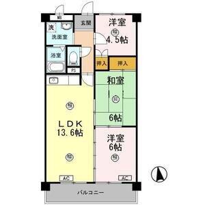 アン・ジュール(3LDK/2階)の間取り写真