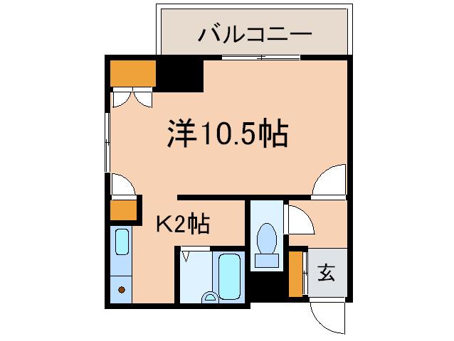 ヴァンテ・アン神楽坂(1K/5階)の間取り写真