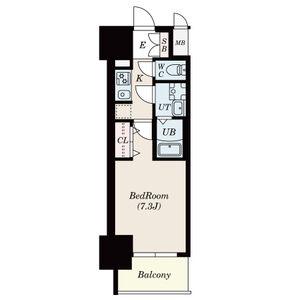 S-RESIDENCE池下駅前(1K/11階)の間取り写真