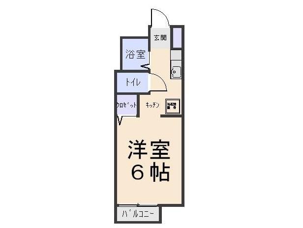 パナハイツ本庄(1K/2階)の間取り写真