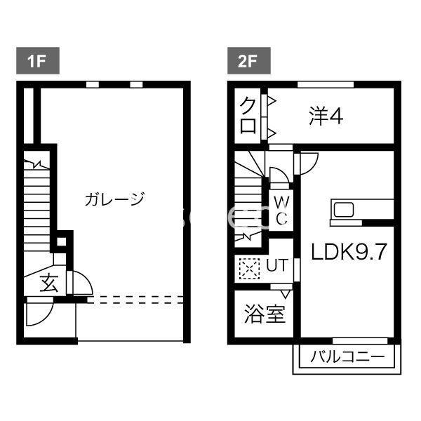 PHOENICIEL(1LDK/1階)の間取り写真