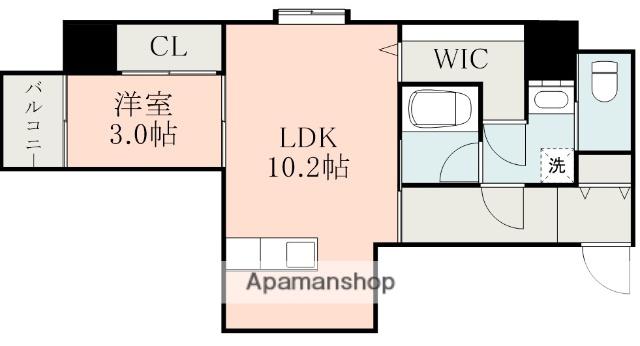 SOLANA城西(1LDK/7階)の間取り写真