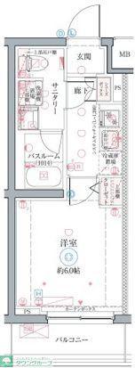 クレヴィスタ井荻(1K/2階)の間取り写真
