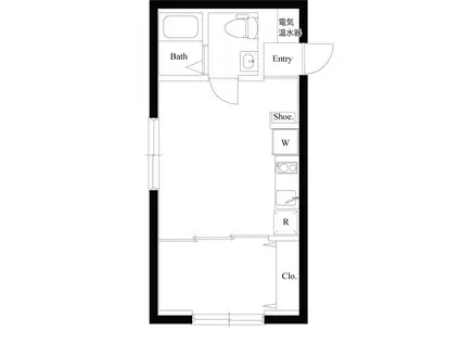 グラウンデュークス西大島(1LDK/5階)の間取り写真