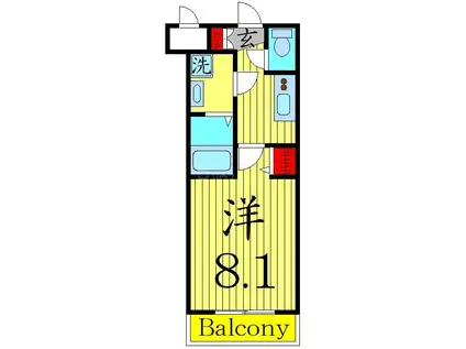 アイル プレミアム向島(1K/2階)の間取り写真