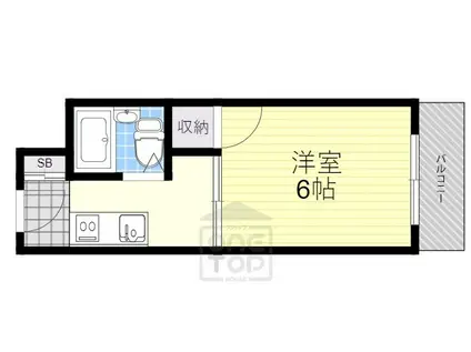 プレアール蔵垣内Ⅱ(1K/2階)の間取り写真