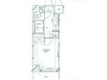 フォルトゥナ目白(1K/5階)の間取り写真