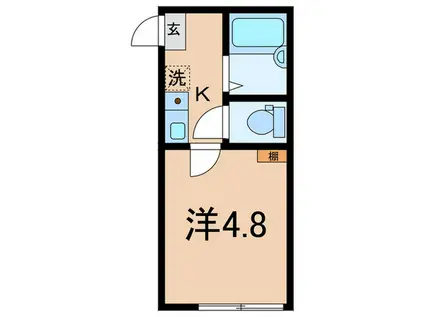 アリオール東六郷(1K/1階)の間取り写真