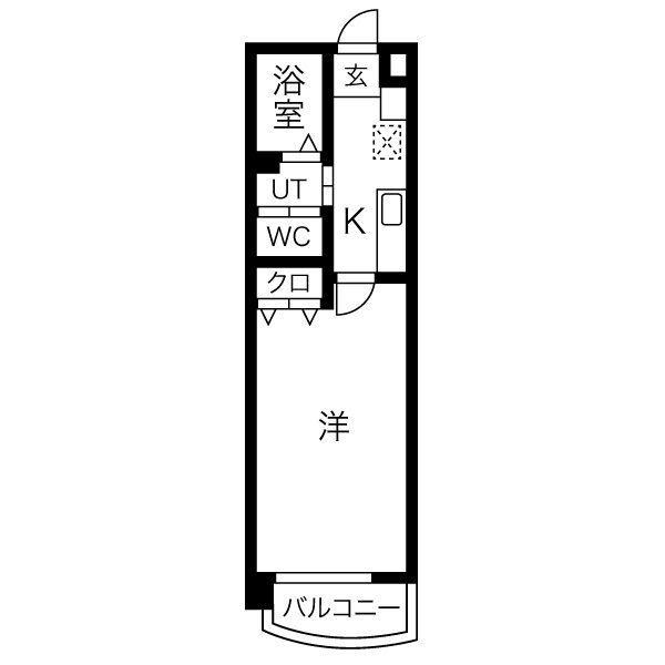 フジスター本郷マンション(1K/5階)の間取り写真