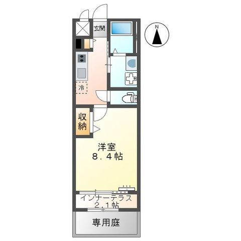 STEINFELDI(1K/1階)の間取り写真
