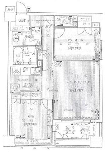 クレール大手前ソリスト(2SLDK/8階)の間取り写真