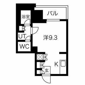 フォレシティ神田多町(1K/10階)の間取り写真