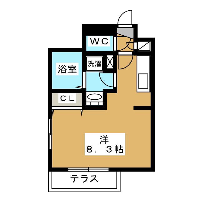 BAY小港NO2(ワンルーム/1階)の間取り写真