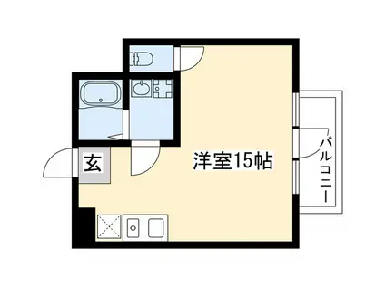 アートハウス広路(ワンルーム/2階)の間取り写真