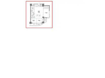 ザ・パークハビオSOHO祐天寺(3LDK/6階)の間取り写真