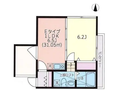 アート・フル中井(1LDK/3階)の間取り写真