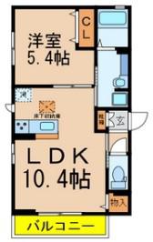 ブランドール押上 のあち(1LDK/2階)の間取り写真