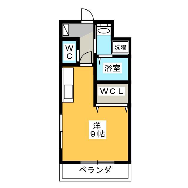 TKマンションII(ワンルーム/2階)の間取り写真