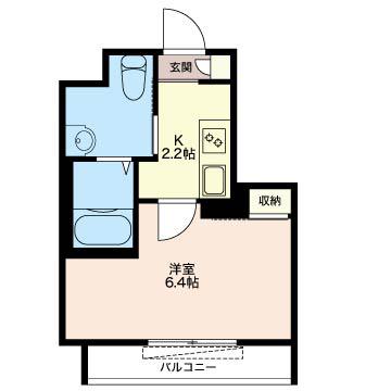 PETITE SOEUR(1K/3階)の間取り写真