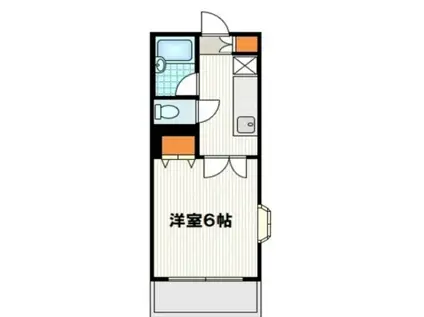 アーク阿佐ヶ谷(1K/2階)の間取り写真