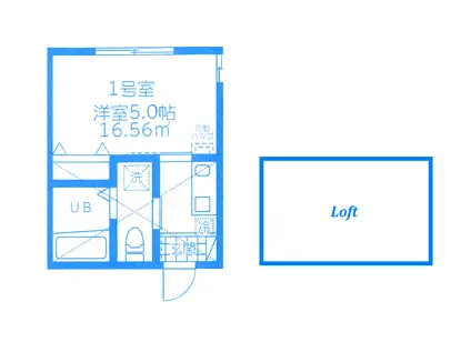 アイビット菊名(1K/2階)の間取り写真