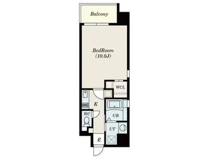 エルスタンザ栄南(1K/8階)の間取り写真