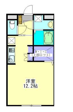 SUMIKA(ワンルーム/1階)の間取り写真