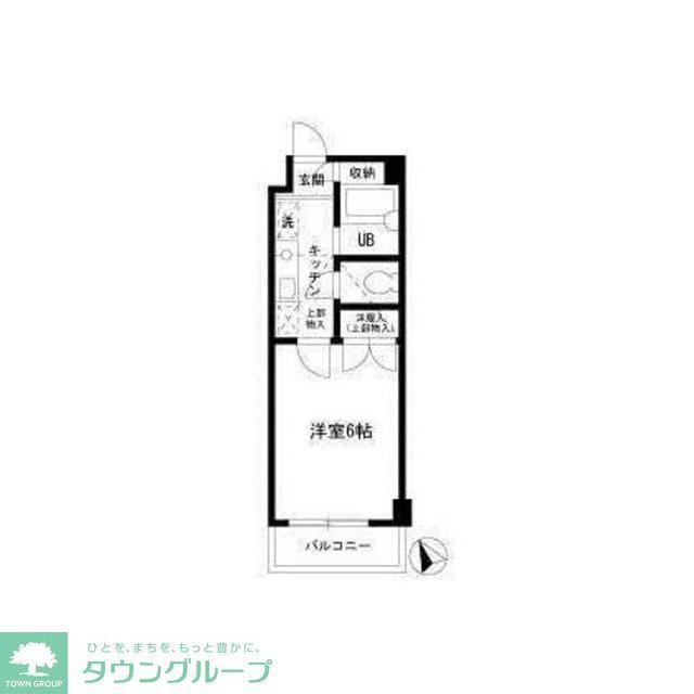 FACHE-K(1K/2階)の間取り写真
